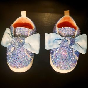 Rhinestone baby shoes